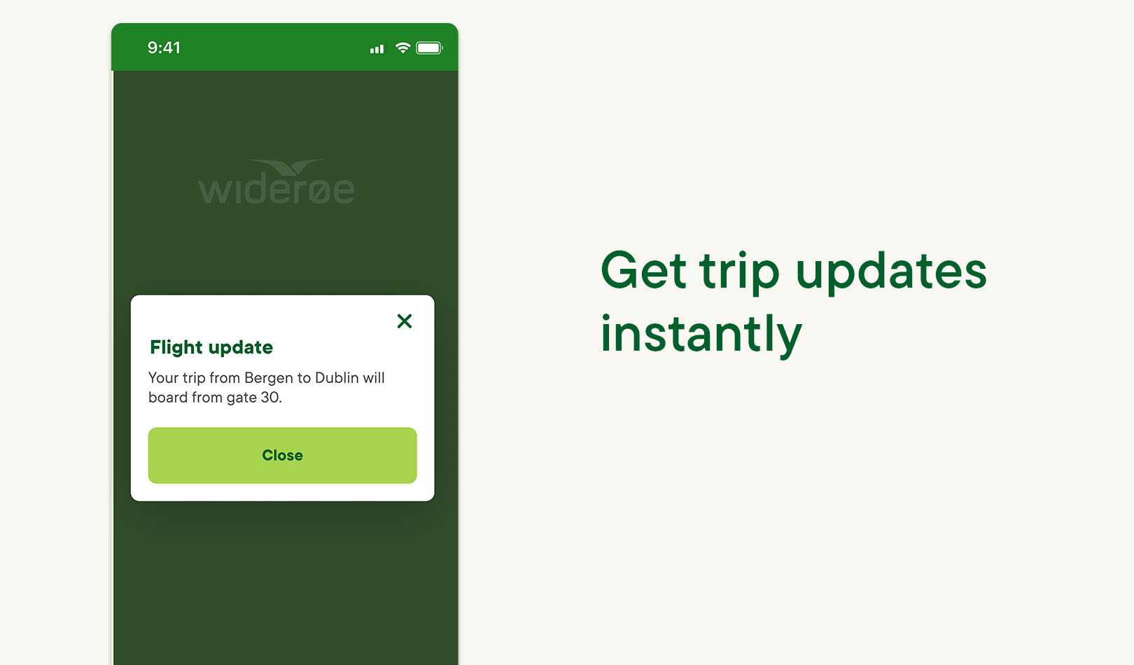 Stay informed on the go. Our app delivers real-time trip updates to your mobile device.