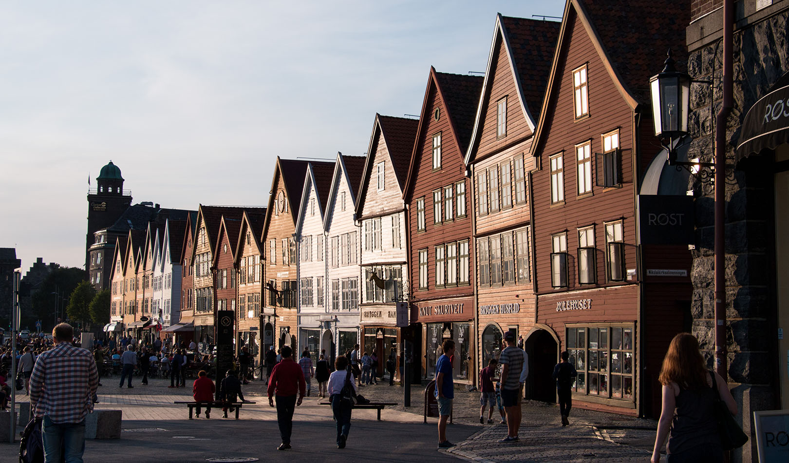 Historiske Bryggen i Bergen.
