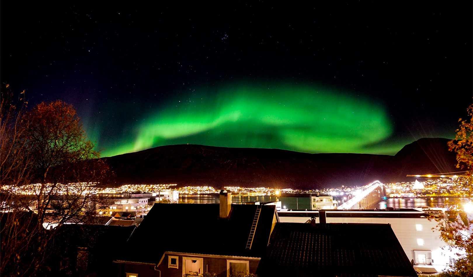 Norther lights over Tromsø