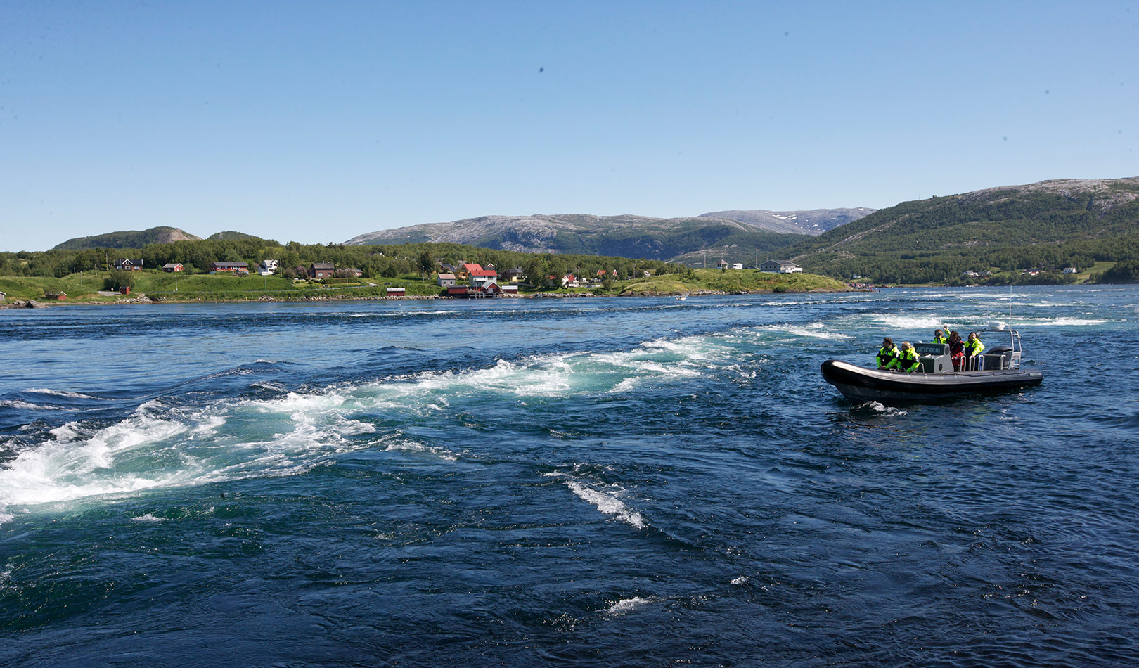  RIB tour in the maelstrom Saltstraumen outside Bodø.
