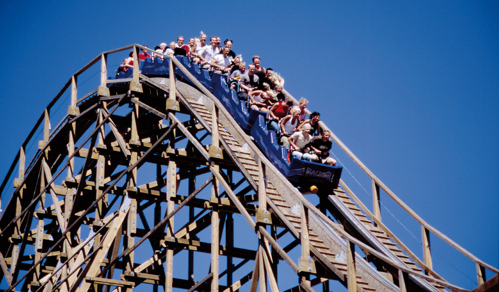 The balder roller coaster at Liseberg Gothenburg.