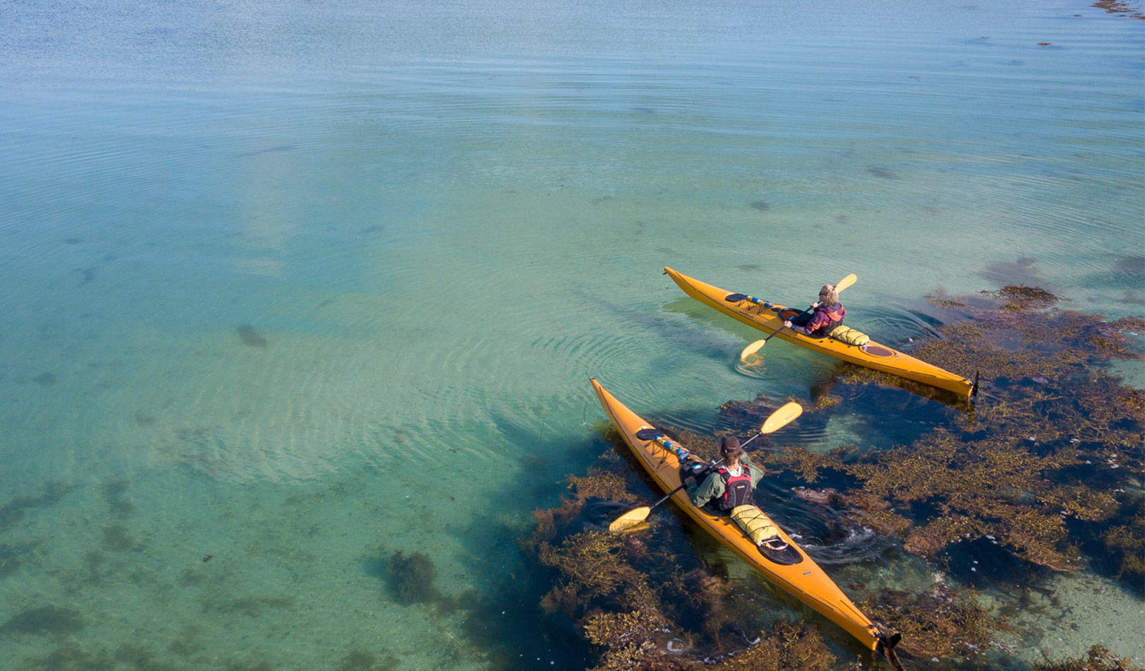 Kayak at the Helgeland coast