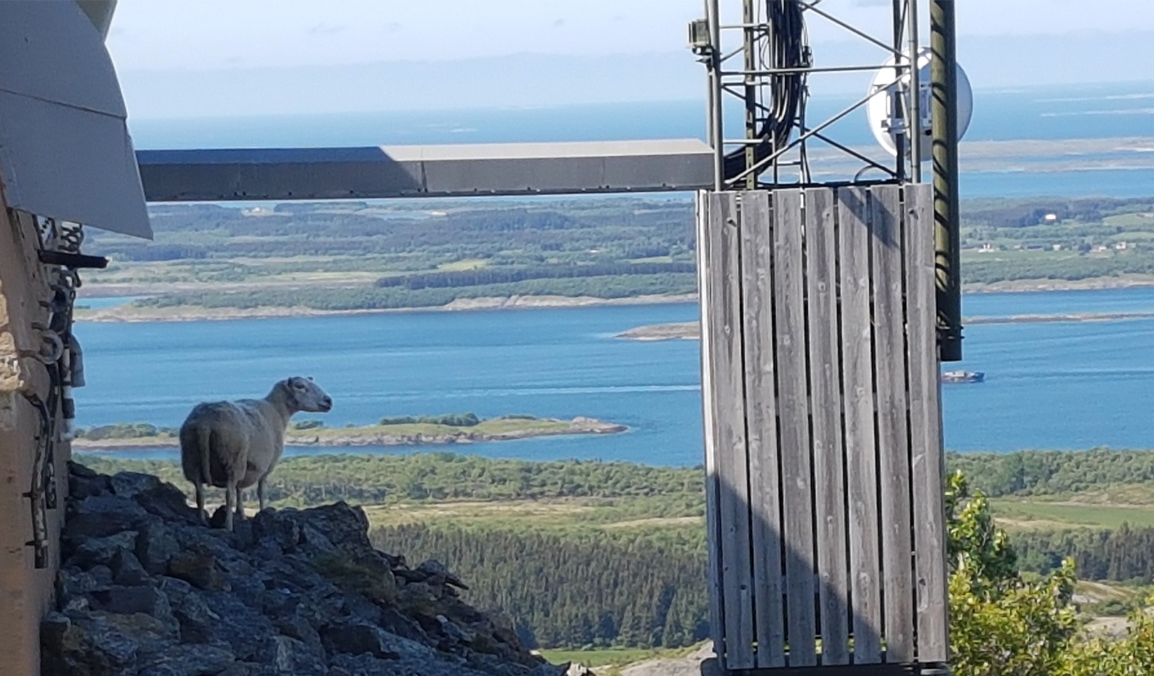Utsikt fra Vettfjellet, Sandnessjøen