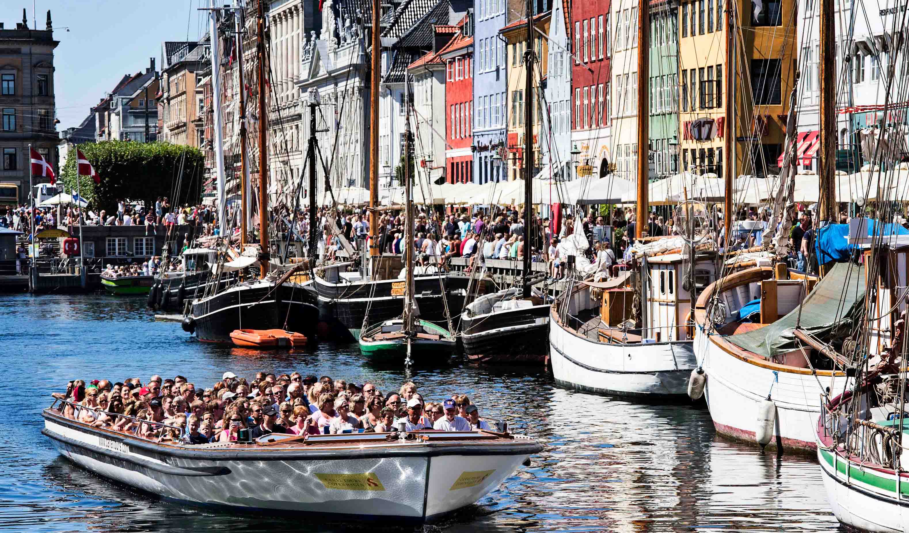 Canal Tours by Nyhavn Copenhagen.