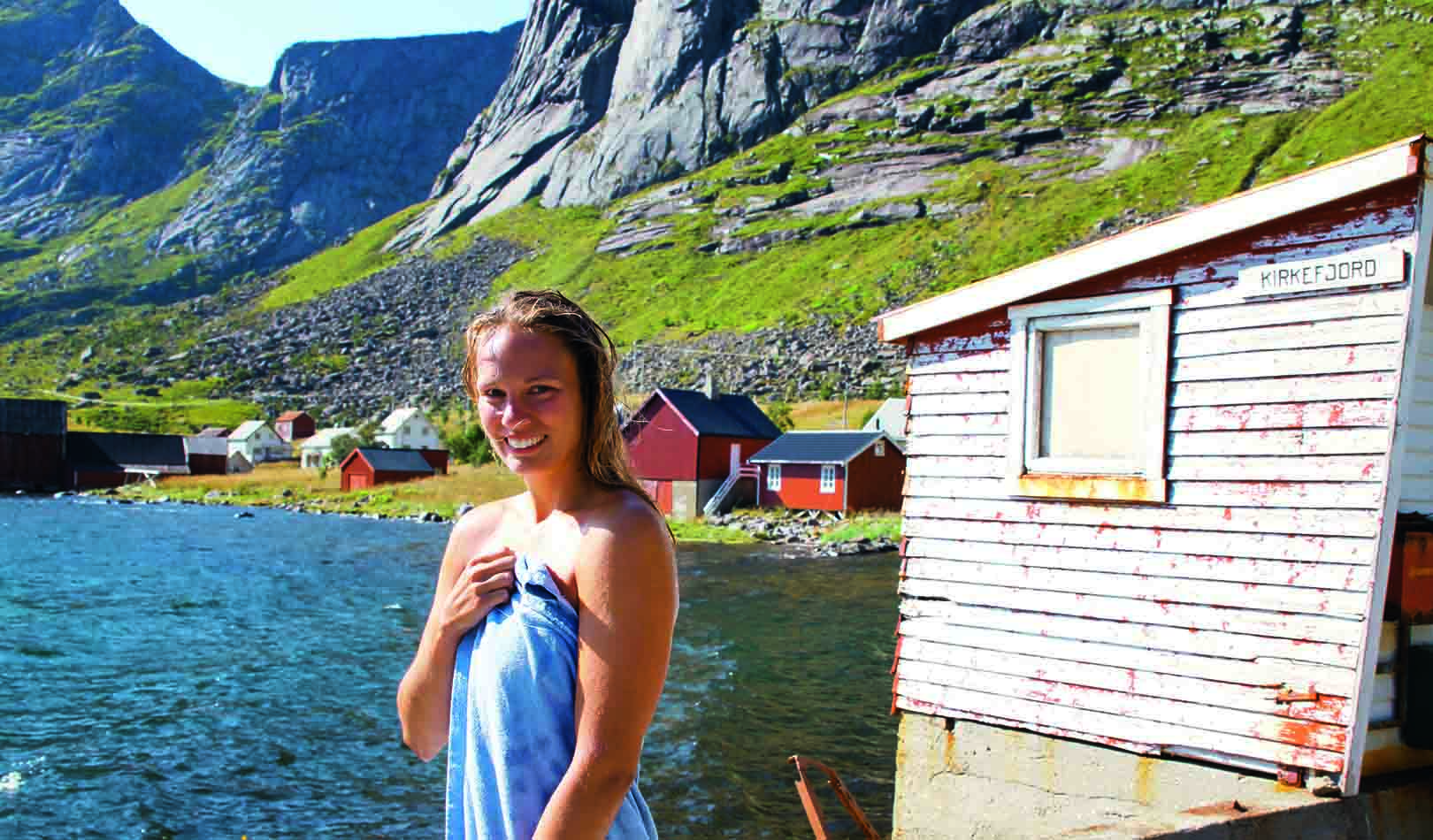 Bad i Kjerkfjorden