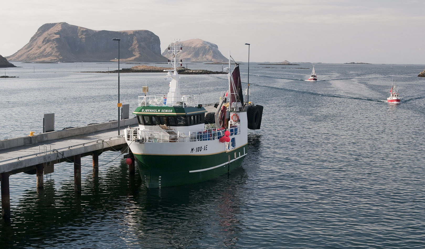 Fiskebåt i Lofoten.
