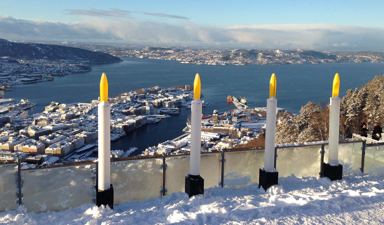 Advent on Mount Floyen in Bergen