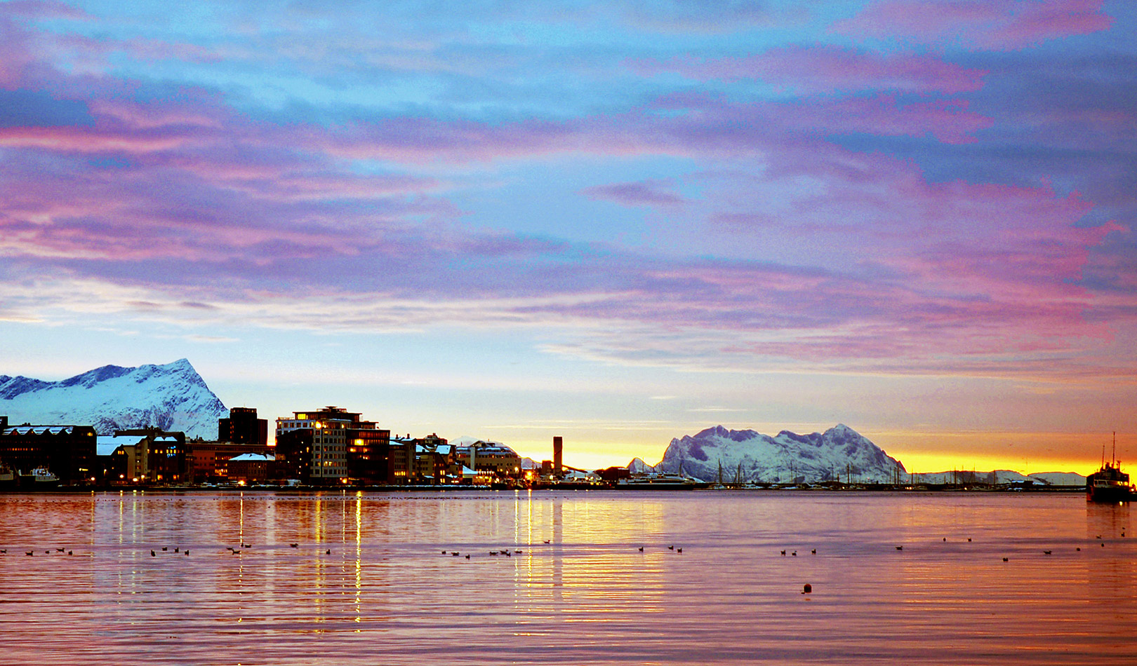 Winter night in Bodø