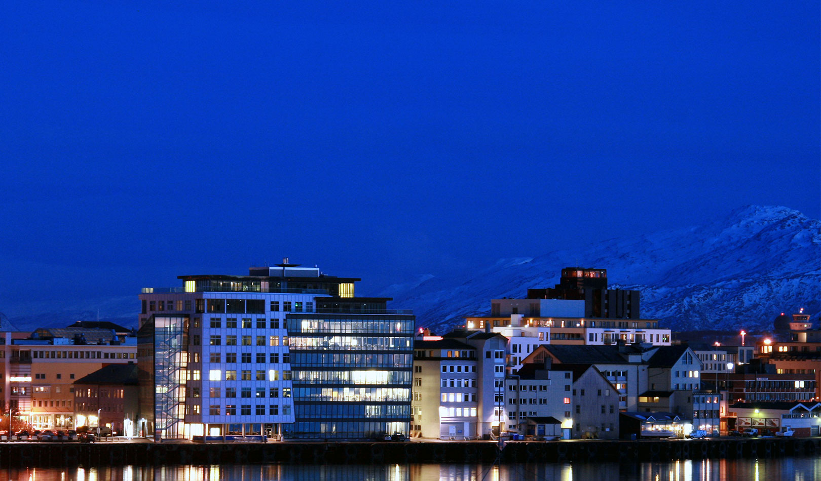 Bodø at night