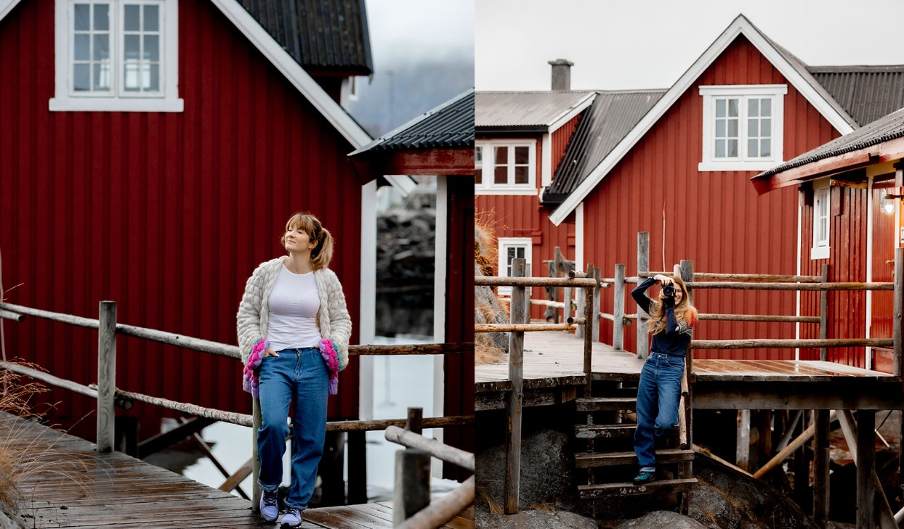 Rorbuer på Svinøya i Lofoten