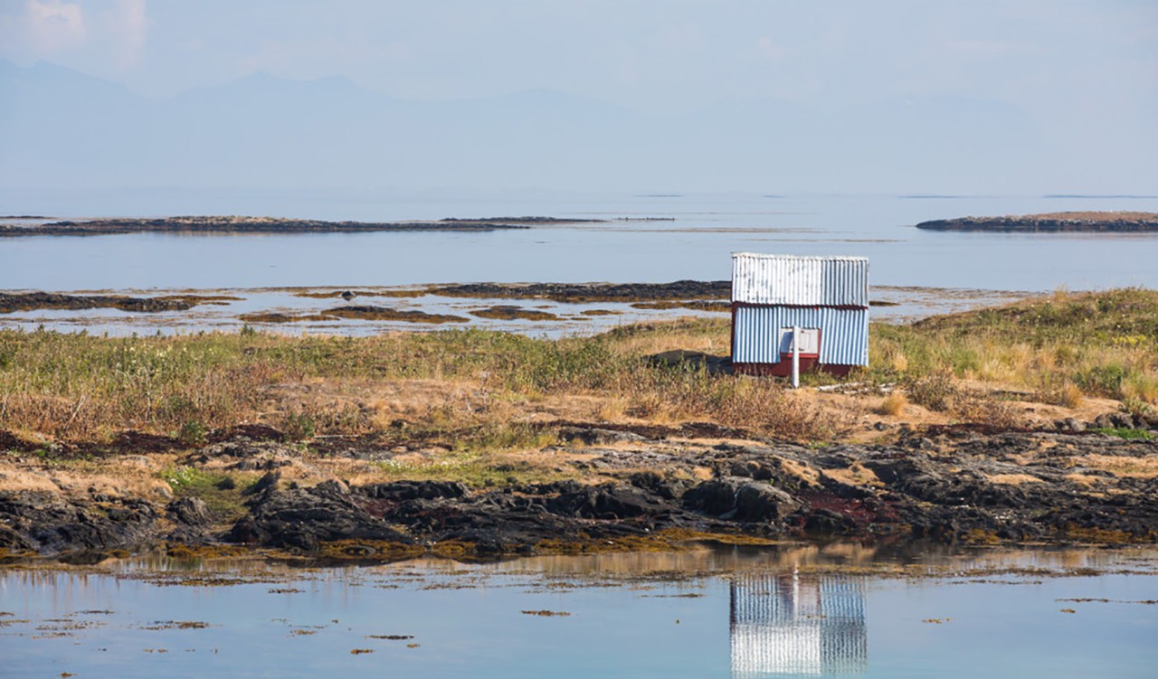 Vakker utsikt over havgapet i Helgeland