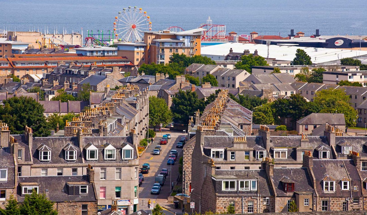 Sentrum av Aberdeen