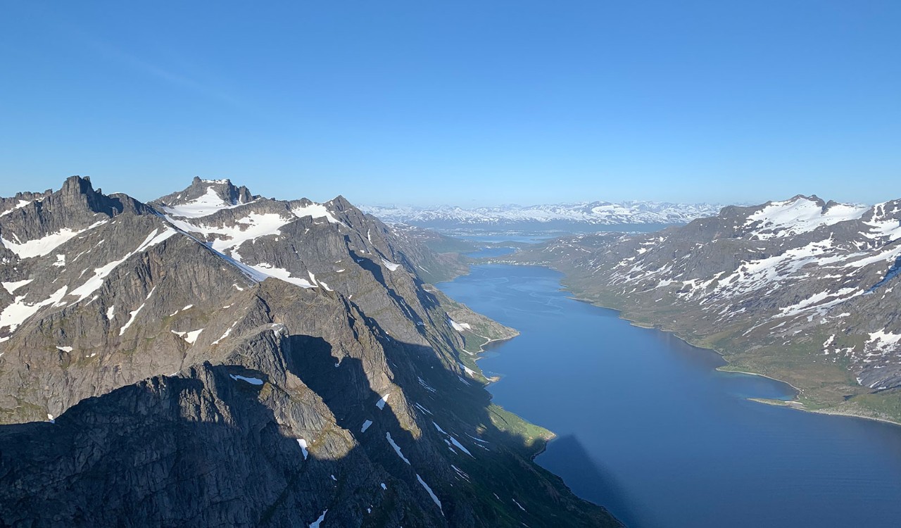 Utsikt fra Skamtind