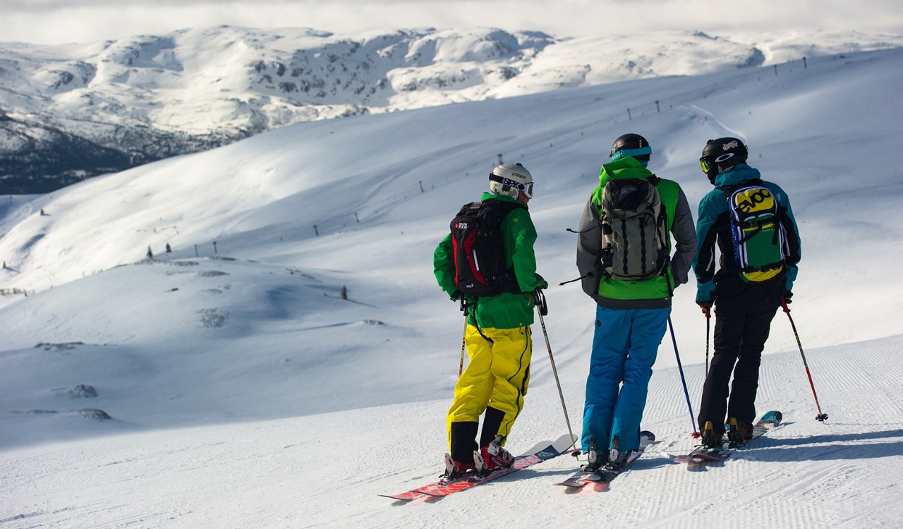 Nydelige bakker på Voss skisenter